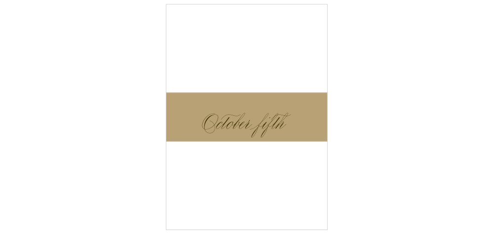 Mountain Wildflowers Wedding Belly Bands