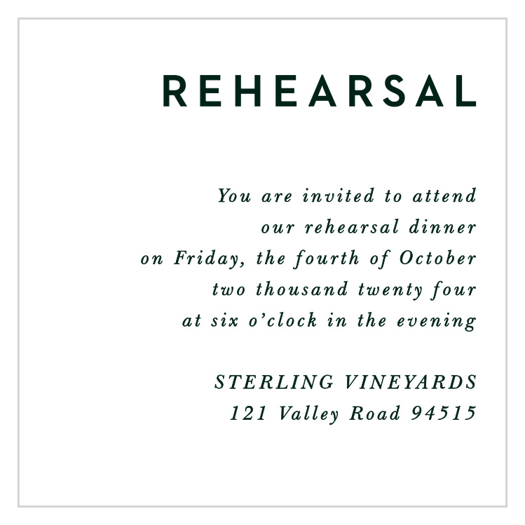 Forest Watercolor Rehearsal Cards