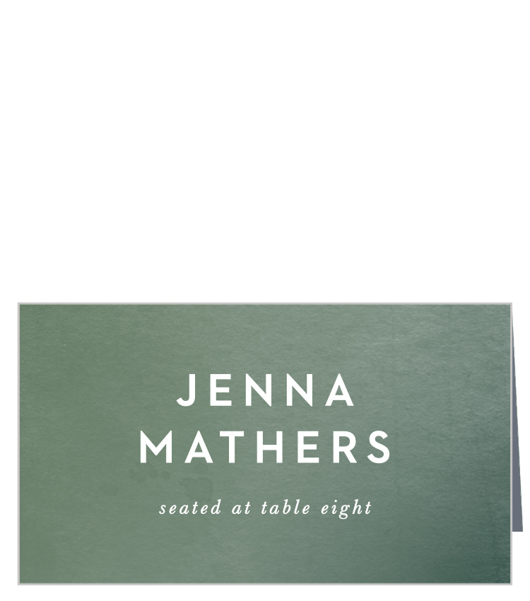 Forest Watercolor Place Cards