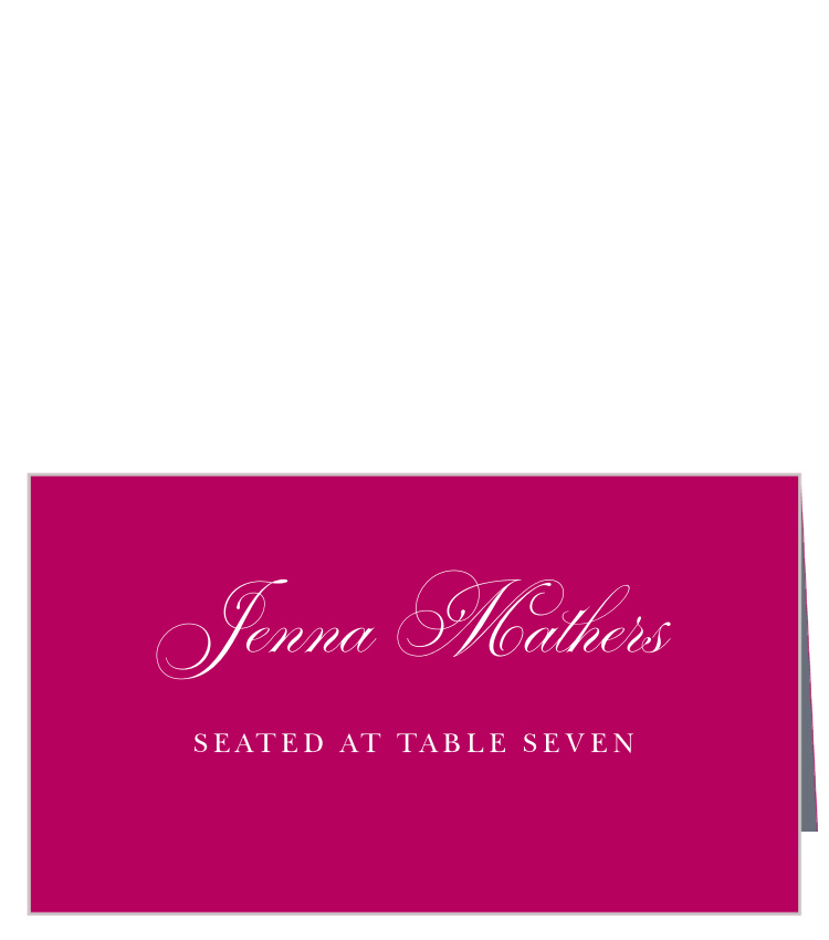 Cascading Blooms Place Cards