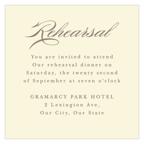 Hydrangea Frame Rehearsal Cards