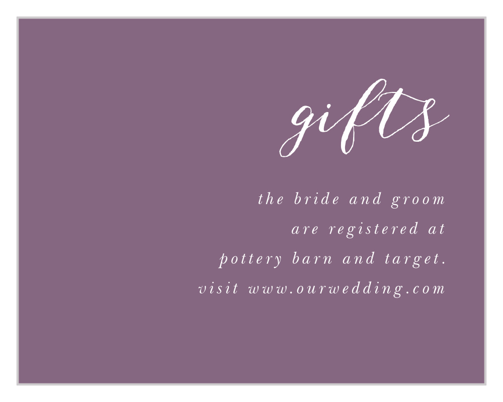 Hydrangea Blossoms Registry Cards
