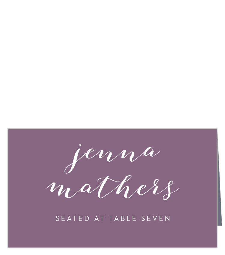 Hydrangea Blossoms Place Cards