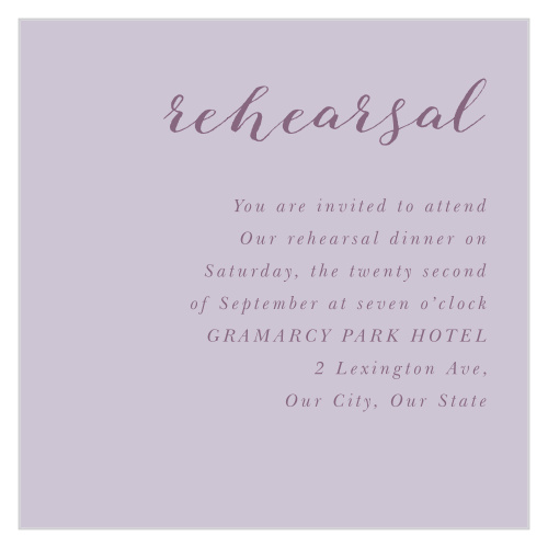 Hydrangea Blossoms Rehearsal Cards