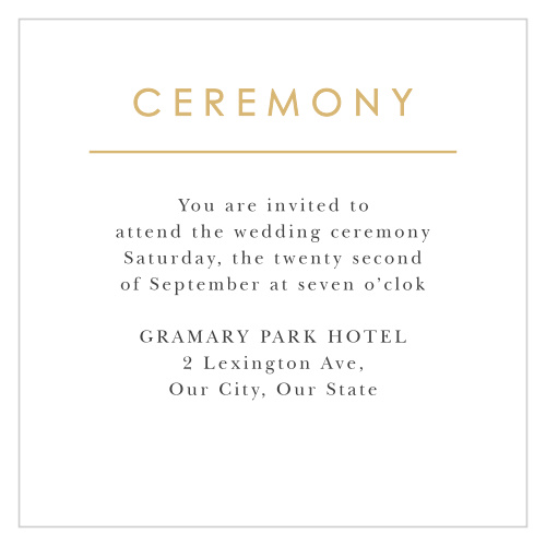Double Hearts Ceremony Cards
