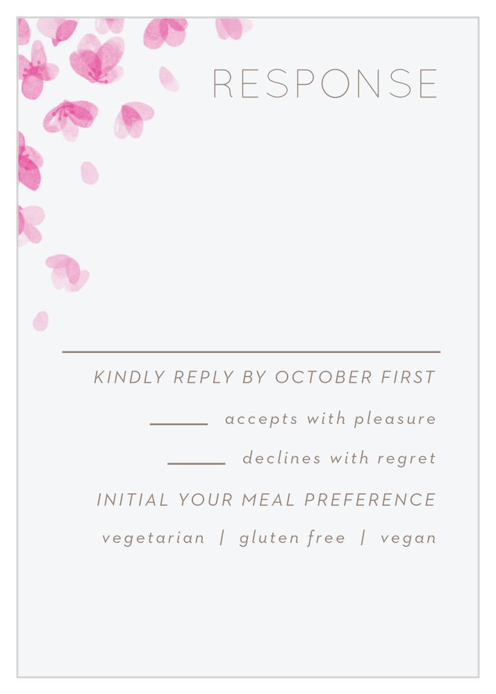 Cherry Branch Response Cards