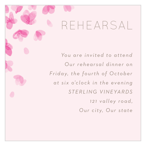 Cherry Branch Rehearsal Cards