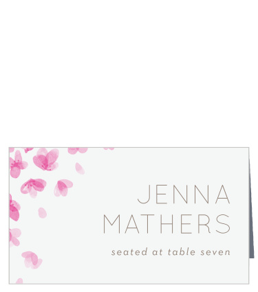 Our Cherry Branch Place Cards are eye-catching and memorable!