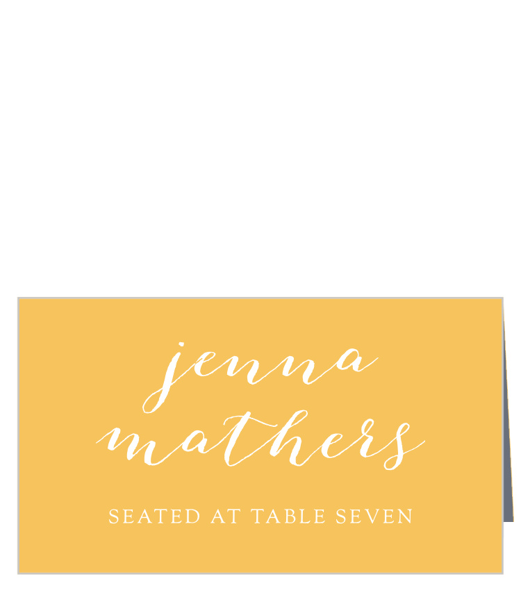 Framed Sunflowers Place Cards