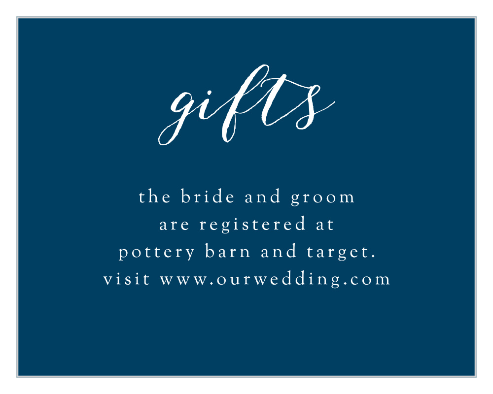 Framed Sunflowers Registry Cards