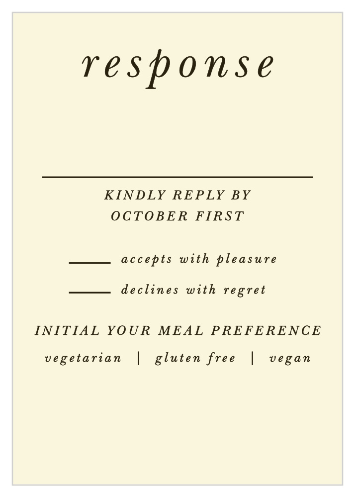Pressed Leaf Response Cards