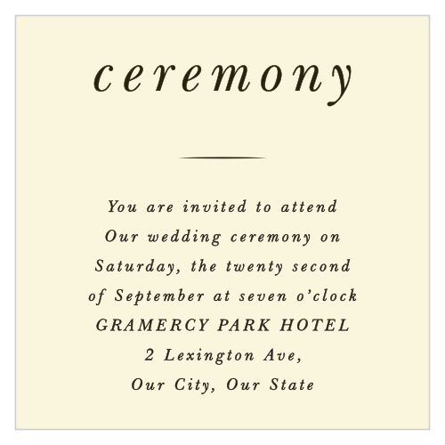 Pressed Leaf Ceremony Cards
