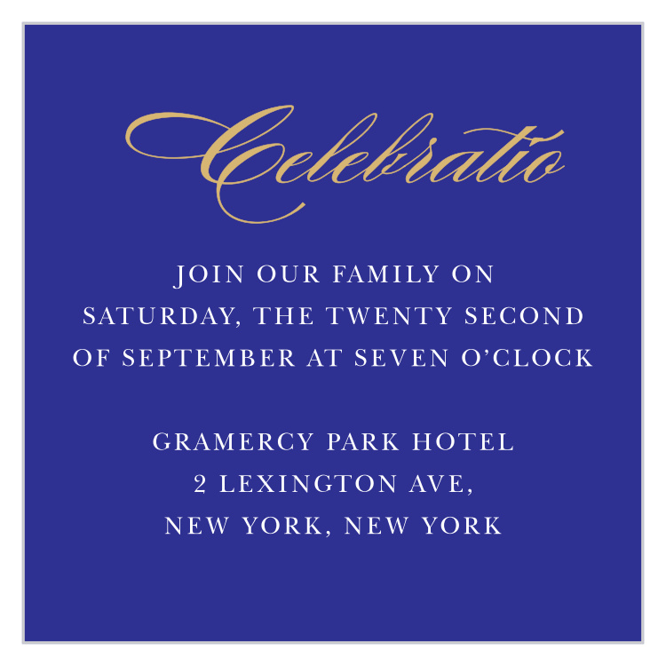 Big Day Bat Mitzvah Reception Cards