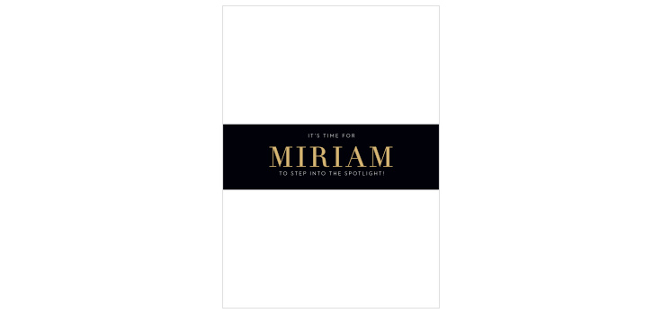 Cinematic Calligraphy Bar Mitzvah Belly Bands