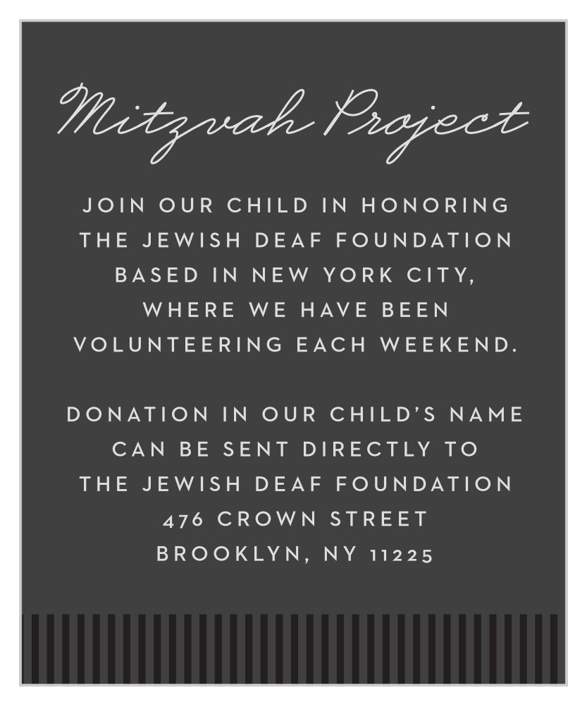 Magical Magician Bar Mitzvah Project Cards
