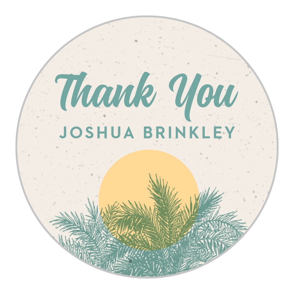 Beach Celebration Bar Mitzvah Stickers