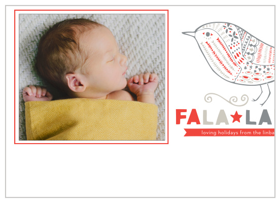 Fa-la-la-la-love this card! The Falala Festivity Holiday cards sprinkles some fun into the usual holiday card mix!