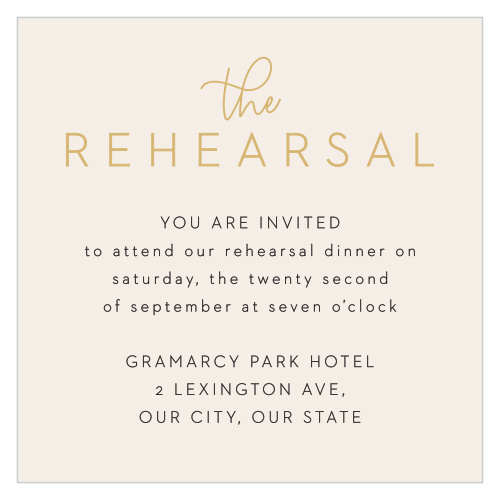 Now & Forever Rehearsal Cards