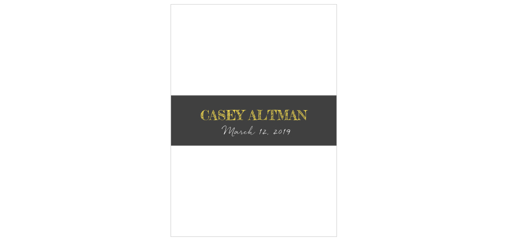 Sports Jersey Bar Mitzvah Belly Band