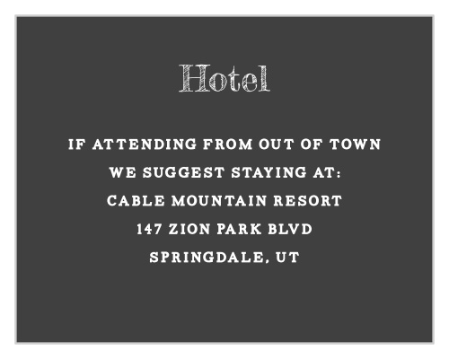 Soccer Stacks Bar Mitzvah Lodging Cards