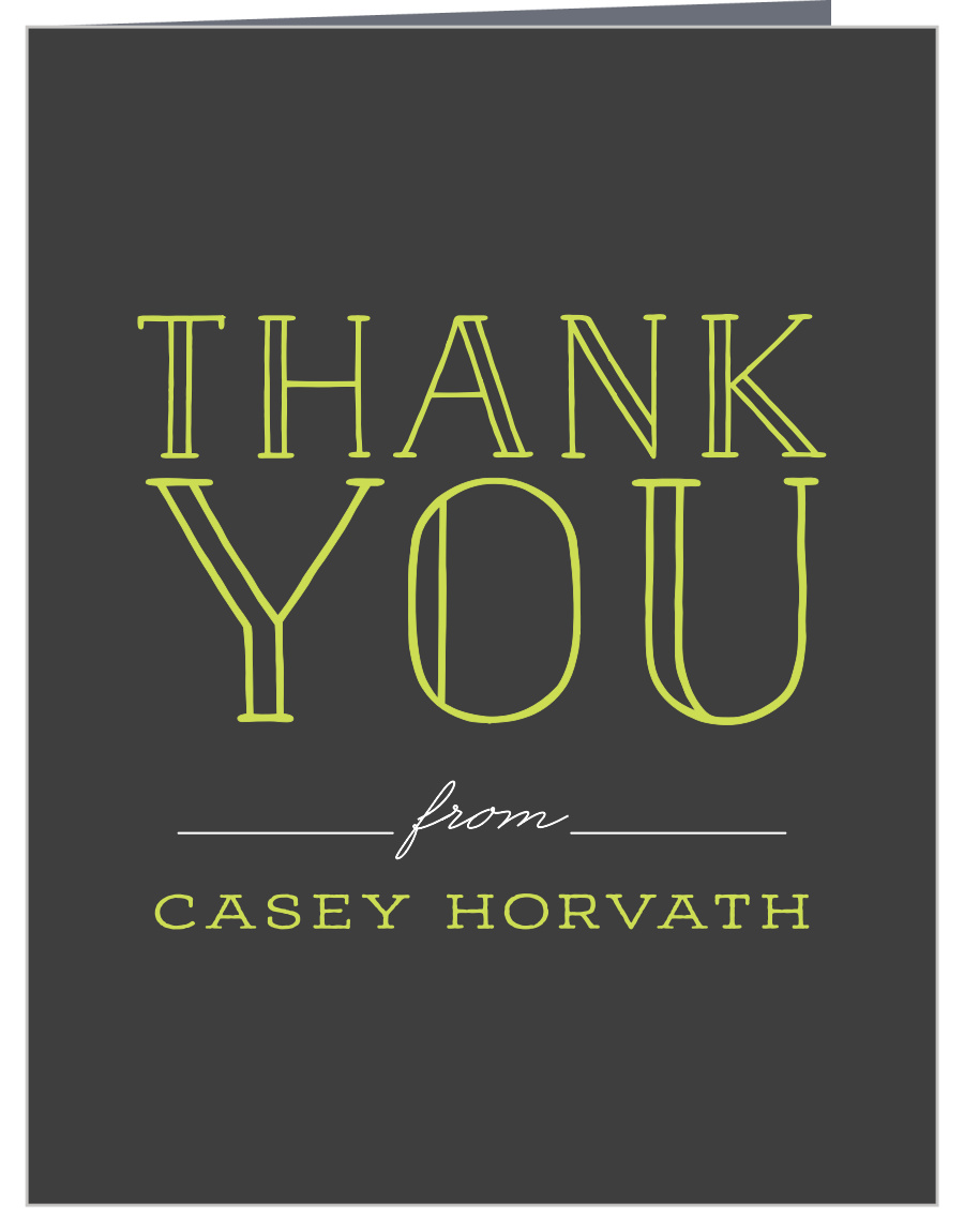 Big Day Bar Mitzvah Thank You Cards