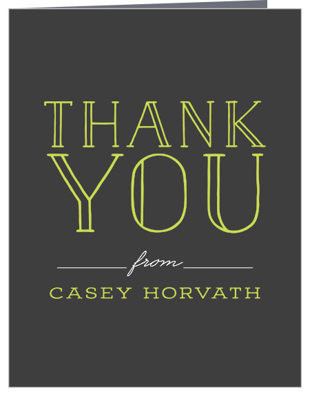 Big Day Bar Mitzvah Thank You Cards