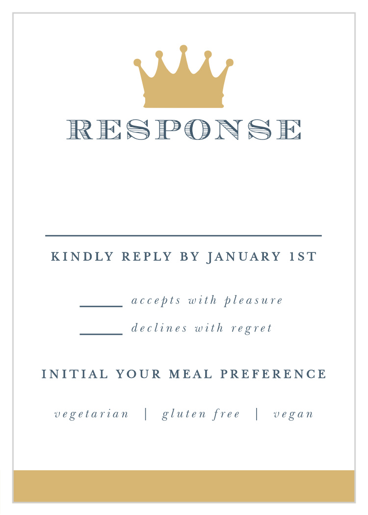 Medieval Sword Bar Mitzvah Response Cards