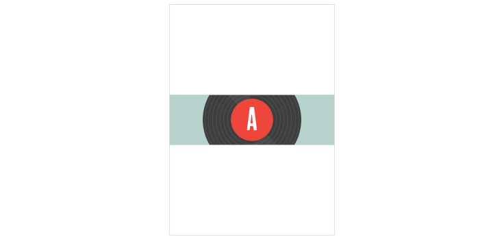 Record Player Bar Mitzvah Belly Bands