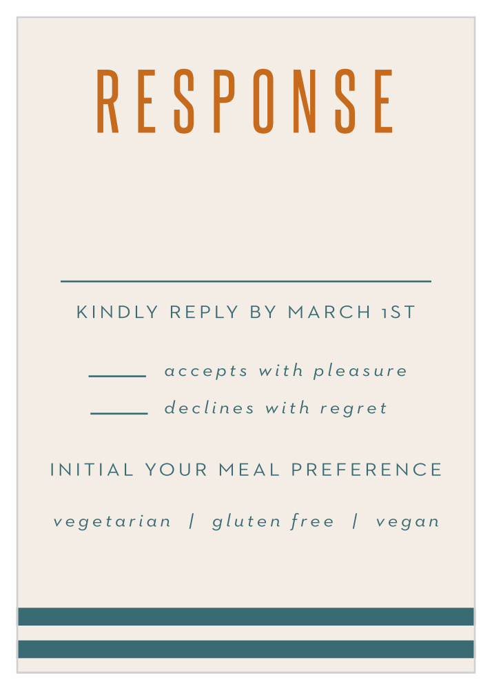 Movie Ticket Bar Mitzvah Response Cards