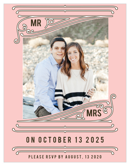 Give your guests the advance notice they'll need to attend your special day with our Vintage Union Save-the-Date Magnets! 