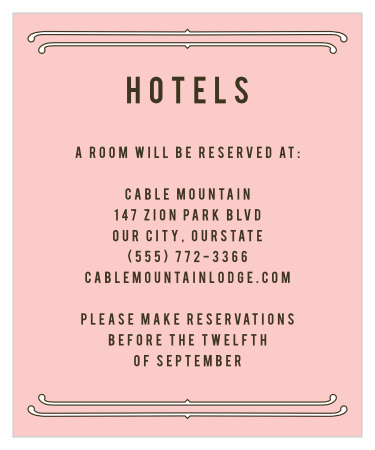 Vintage Union Accommodation Cards