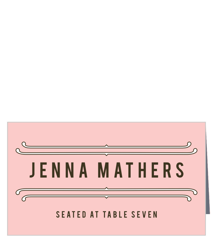 Vintage Union Place Cards