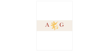 The near-golden visage of a griffon is emblazoned through the center of each of our Medieval Banner Bar Mitzvah Belly Band, an eye-catching symbol to both separate and join together your young man's initials. 