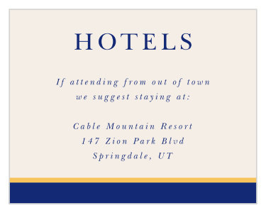 Medieval Banner Bar Mitzvah Lodging Cards