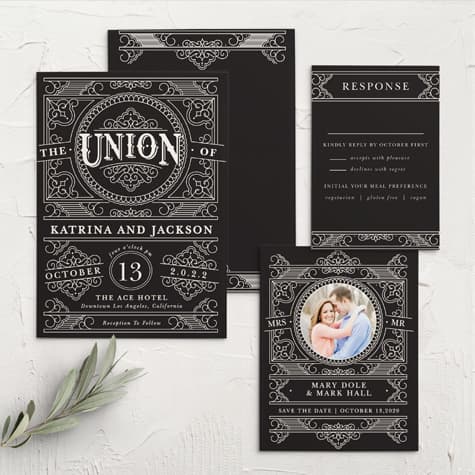 Our Union Wedding Invitations