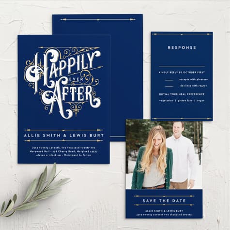 Happily Ever After Wedding Invitations