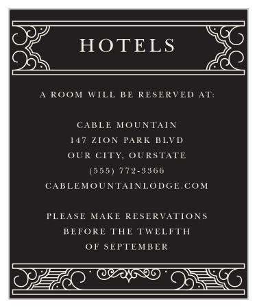 Our Union Accommodation Cards