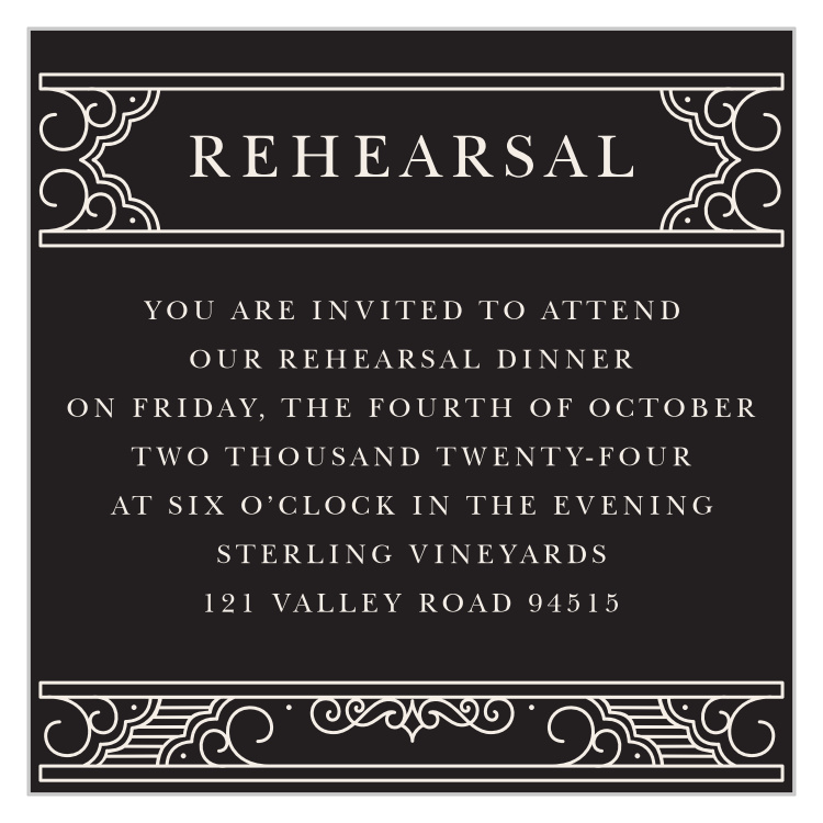 Our Union Rehearsal Cards