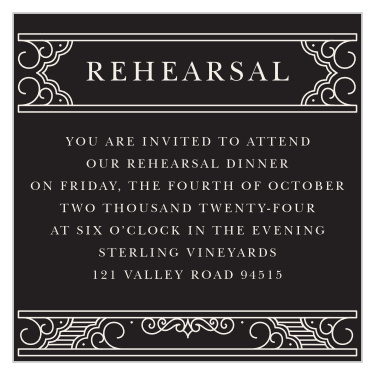 Our Union Rehearsal Cards