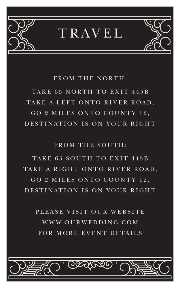 Our Union Direction Cards