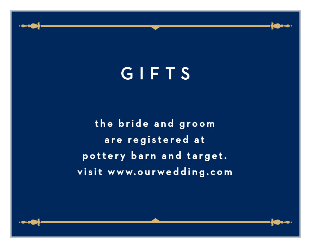 Happily Ever After Registry Cards