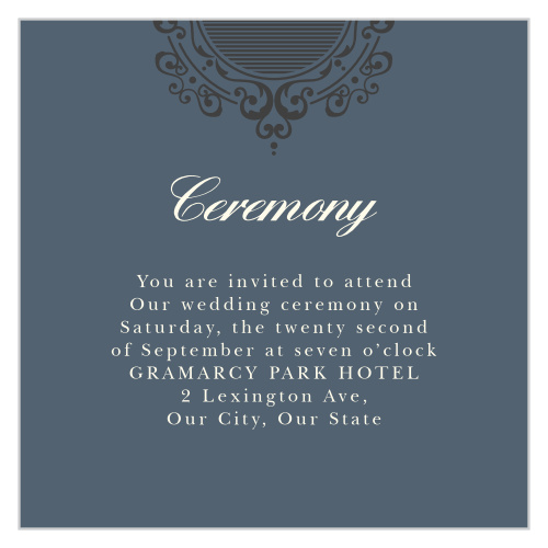 One Fine Day Ceremony Cards