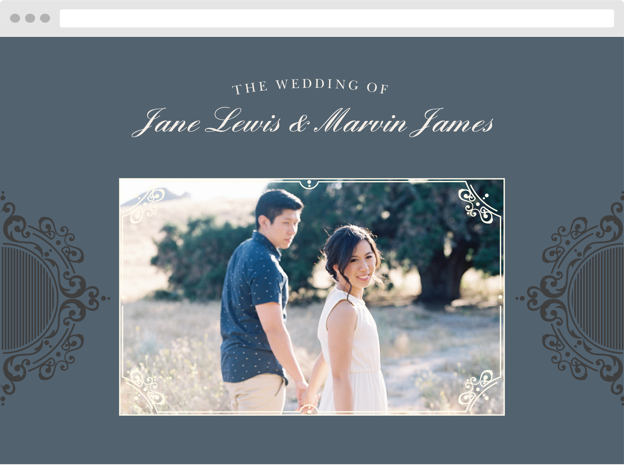 One Fine Day Wedding Website