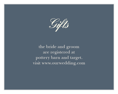 One Fine Day Registry Cards