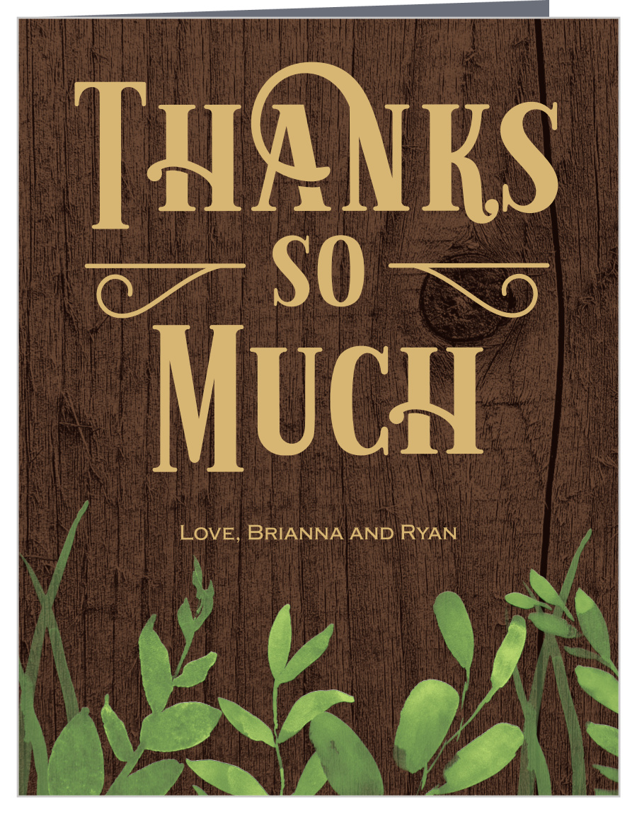 Forever In Love Wedding Thank You Cards