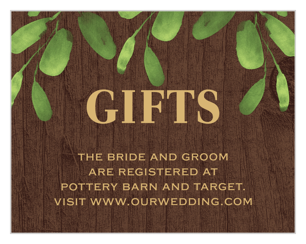 Forever In Love Registry Cards