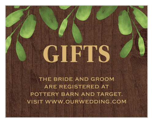 Forever In Love Registry Cards