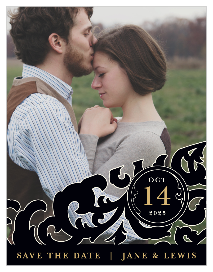 Ornate Love Save the Date Magnets