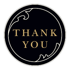Adorn every piece of stationery and seal every envelope with a glowing example of your gratitude with our Ornate Love Wedding Stickers. Flowing print in a bright, shining gold-foil spells out a simple message, encircled by the intricate patterns of our Ornate Love suite. 