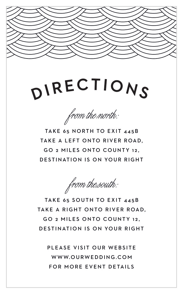 NYC Skyline Direction Cards